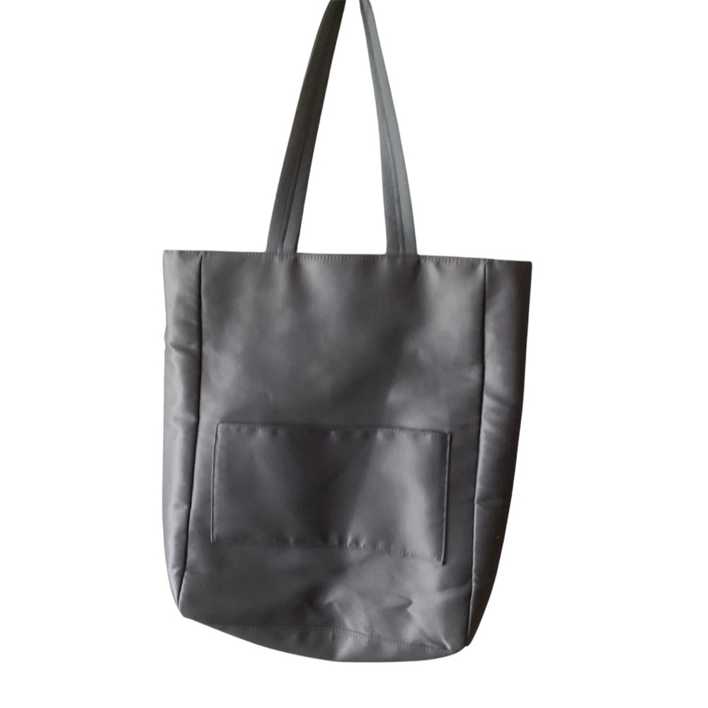 Bath & Body Works Gray Leather-Look Tote